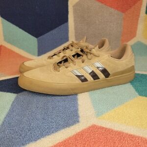 Adidas Dime Busenitz Vulc II Mens 12 Cardboard Brown Suede Skate Shoes IG2044